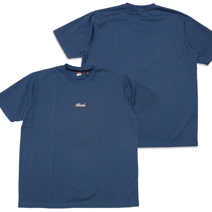 NANGA Eco Hybrid Mountain Logo T-Shirt Regular Fit Logo T NW2211-1G208