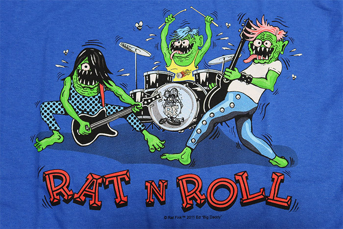 Rat Fink T-shirt, RAT N ROLL, Ed Roth, imported T-shirt, band T-shirt