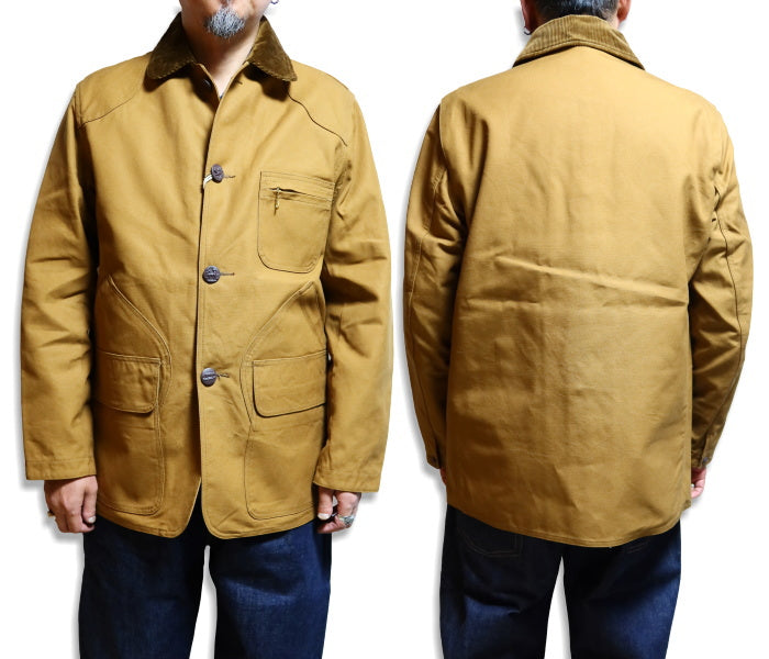 SUGAR CANE シュガーケーン FICTION ROMANCE 13oz.ブラウンダックハンティングジャケット 日本製 メンズ SC15834