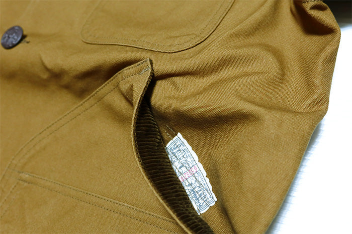 SUGAR CANE シュガーケーン FICTION ROMANCE 13oz.ブラウンダックハンティングジャケット 日本製 メンズ SC15834