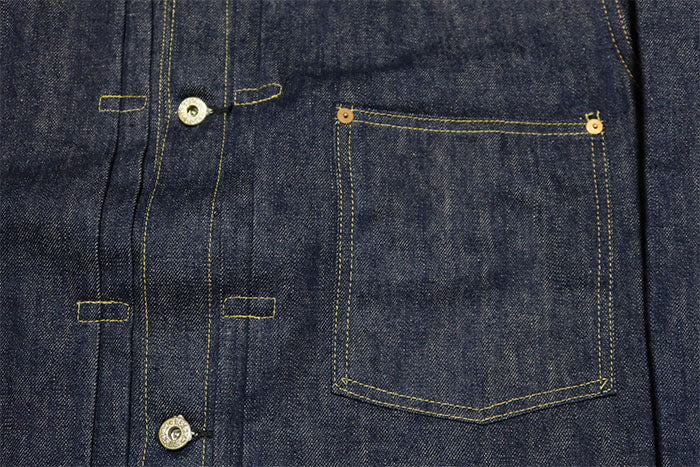 SUGAR CANE シュガーケーン デニムジャケット S1945モデル T-BACK ノンウォッシュ 14oz Super Denim Collectibles SC19010T-420N 日本製 サイズ46