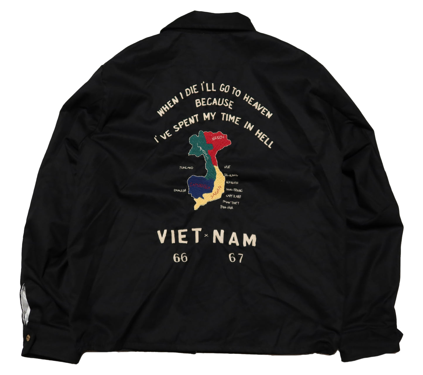 TAILOR TOYO テーラー東洋 ベトジャン ベトナムマップ TT15493 コットンツイル ベトナムジャケット
