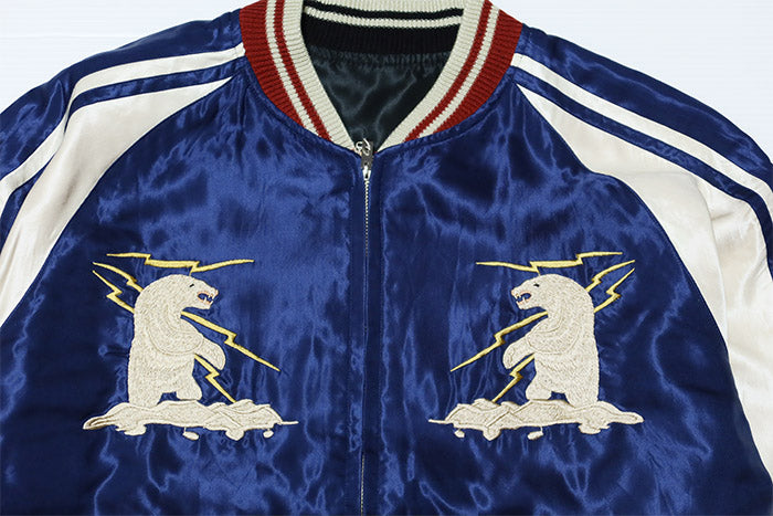 TAILOR TOYO テーラー東洋 スカジャン スーベニアジャケット ALASKAN EAGLE×DOG SLED アラスカ 白熊 鷲 メンズ TT15790-128