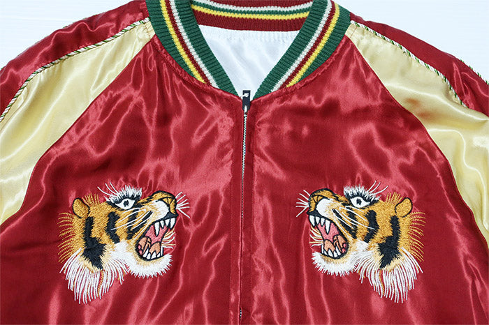 テーラー東洋 スカジャン EAGLE×BLUE TIGER 鷲 青虎 TAILOR TOYO リバーシブル スーベニアジャケット TT15790-170