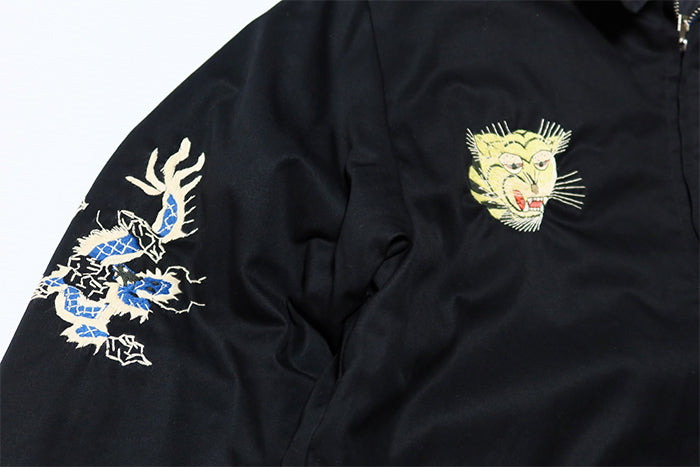 TAILOR TOYO テーラー東洋 リバーシブルベトナムジャケット ベトジャン VIET-NAM MAP×LANDSCAPE キルティング コットン ブラック TT15800