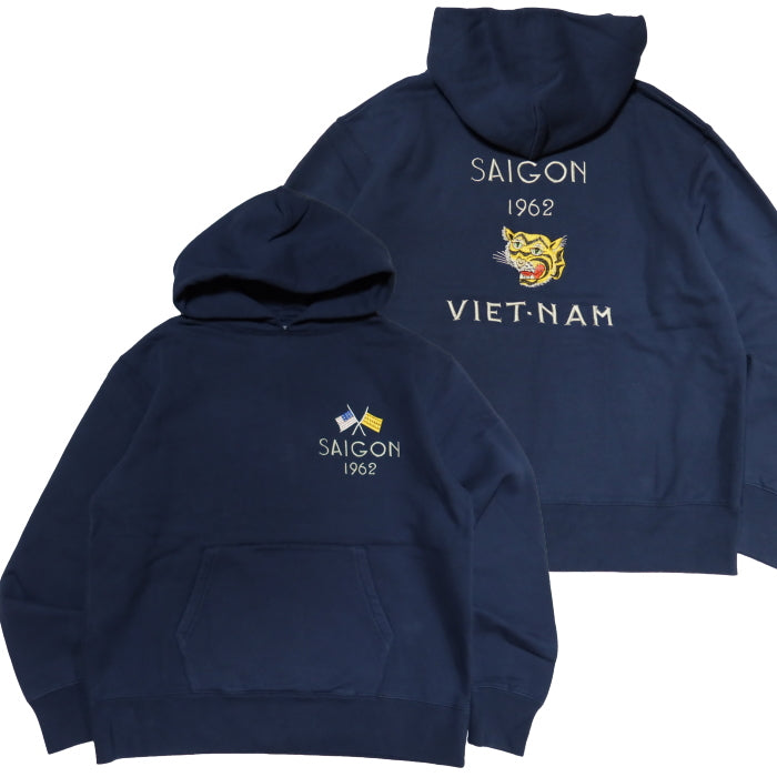 TAILOR TOYO テーラー東洋 スウェットパーカー スカパーカ 虎 "SAIGON 1962" TT69473 刺繍