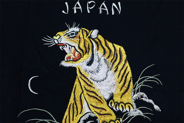 TAILOR TOYO テーラー東洋 スカポロシャツ TIGER 刺繍 虎 TT79585 ブラック