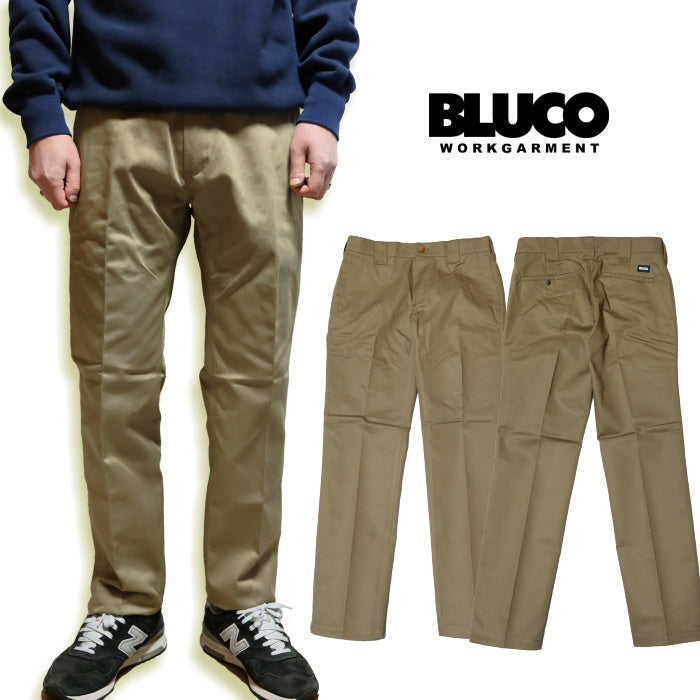 BLUCO Work Pants Chino Pants Slim Straight 0063 TC Fabric BLUCO WORK GARMENT