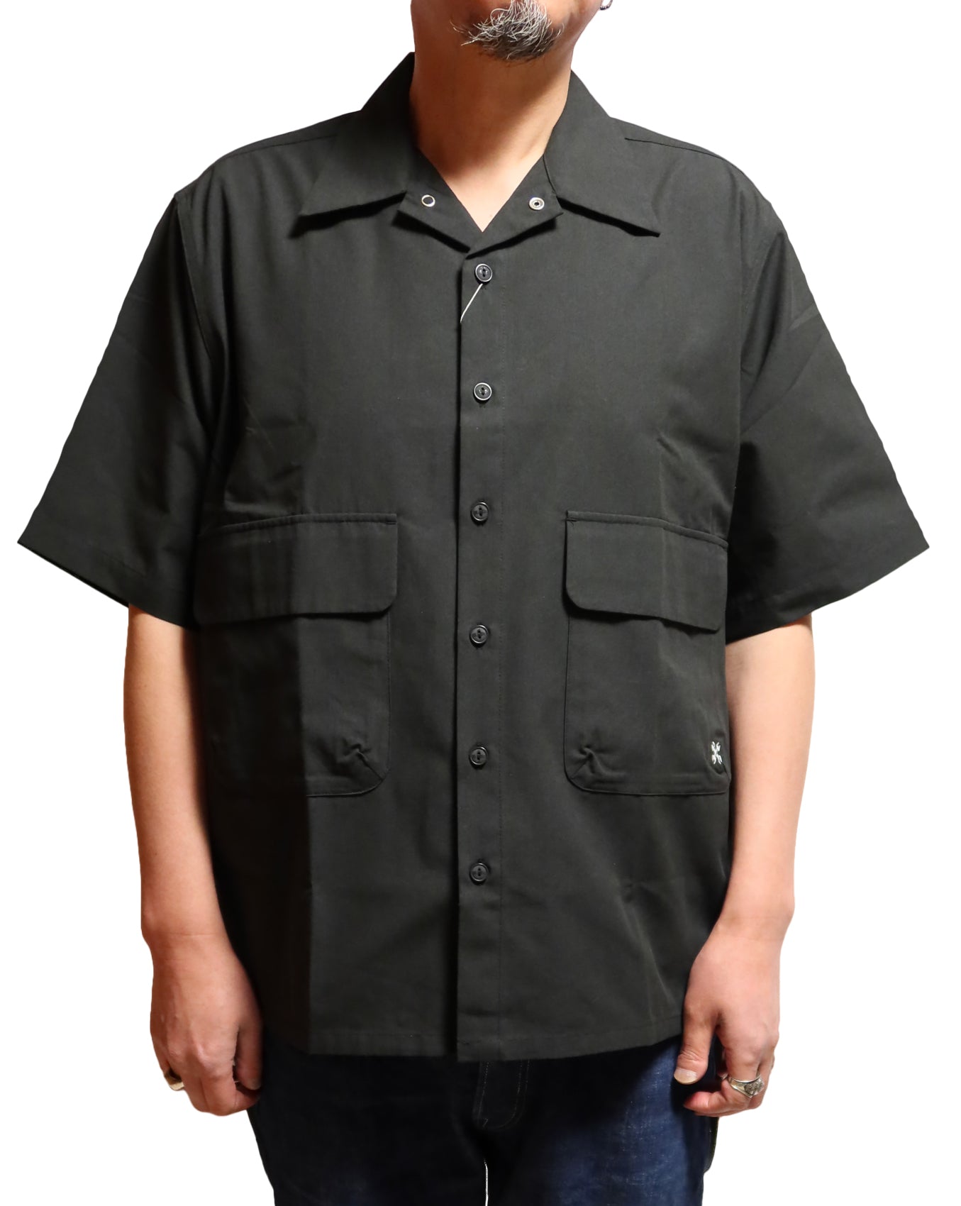 BLUCO Big Pocket Work Shirt, Short Sleeve, Big Silhouette, 143-21-002