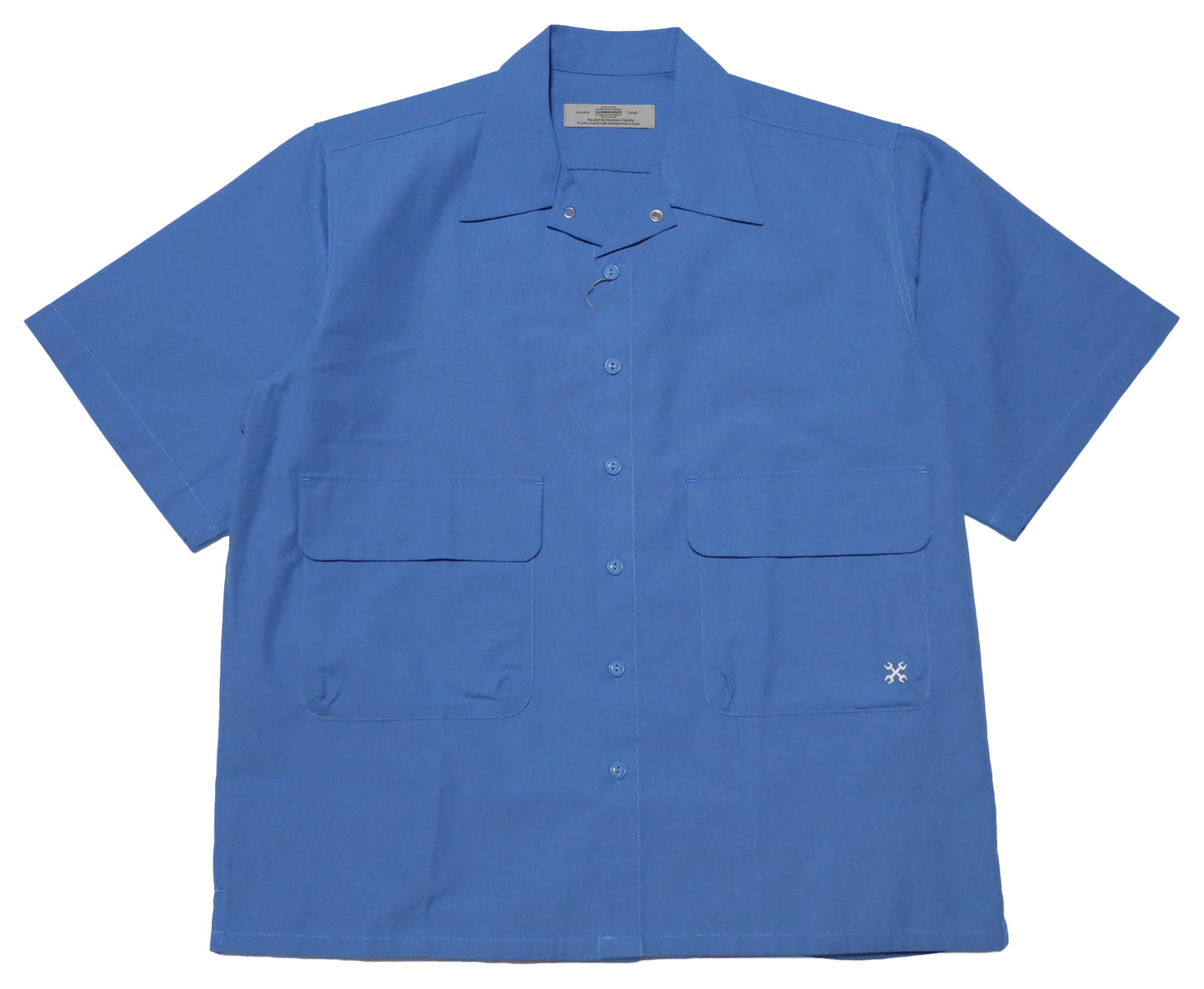 BLUCO Big Pocket Work Shirt, Short Sleeve, Big Silhouette, 143-21-002