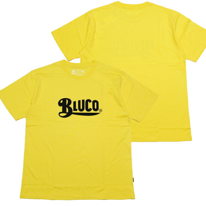 BLUCO OLD LOGO T-shirt with logo print, short sleeves, men's, 143-22-002