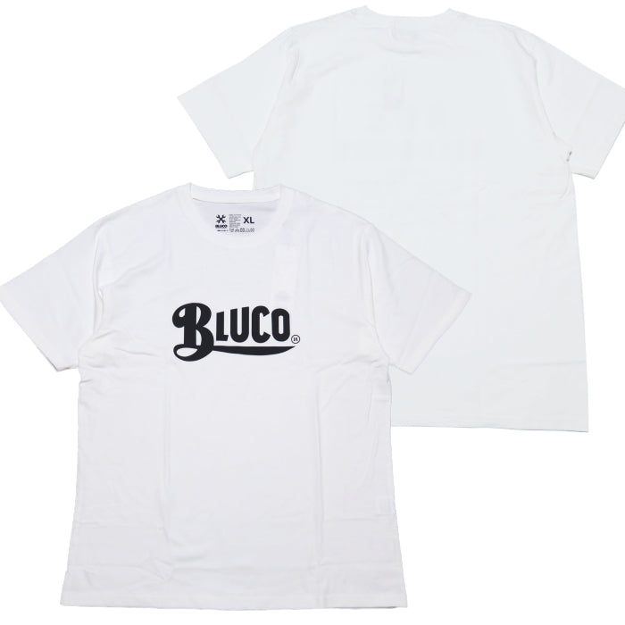 BLUCO OLD LOGO T-shirt with logo print, short sleeves, men's, 143-22-002