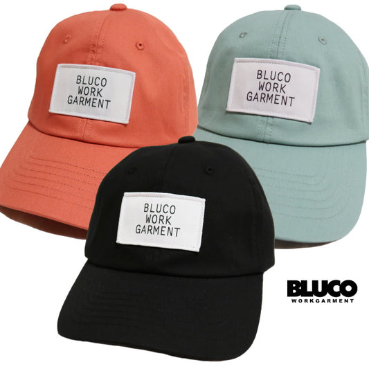 BLUCO ブルコ 6パネル キャップ コットン ロゴ 143-61-003 BLUCO WORK GARMENT