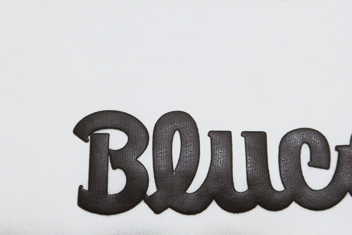 BLUCO WORK GARMENT ブルコ 長袖Tシャツ ドライコットン ロゴプリント メンズ 161-12-024