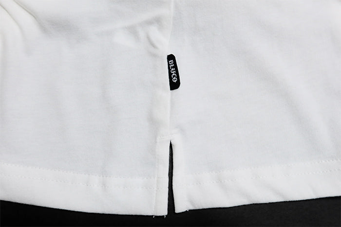 BLUCO WORK GARMENT ブルコ 長袖Tシャツ ドライコットン ロゴプリント メンズ 161-12-024