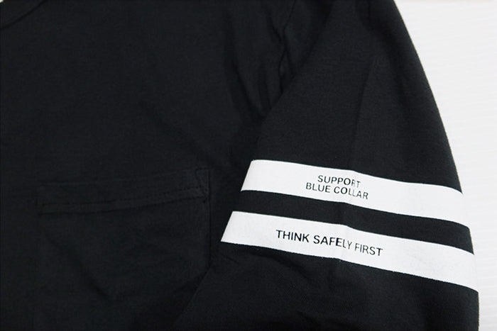 BLUCO WORK GARMENT Men's Long Sleeve Pocket T-Shirt, Dry Cotton, Sleeve Lined, 161-12-025