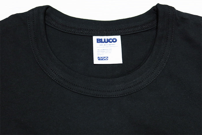 BLUCO ブルコ ドライコットンTシャツ JACK-O'ART WORKS 半袖 メンズ BLUCO WORK GARMENT ブラック 161-22-020