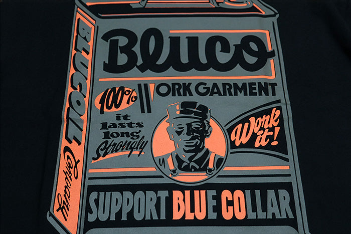 BLUCO ブルコ ドライコットンTシャツ JACK-O'ART WORKS 半袖 メンズ BLUCO WORK GARMENT ブラック 161-22-020
