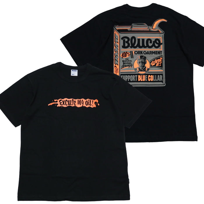 BLUCO ブルコ ドライコットンTシャツ JACK-O'ART WORKS 半袖 メンズ BLUCO WORK GARMENT ブラック 161-22-020