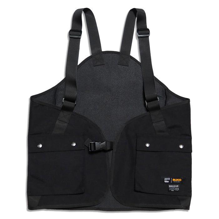 BLUCO WORK GARMENT Brick Nylon Utility Vest (161-35-016) for Bike and Outdoor Use