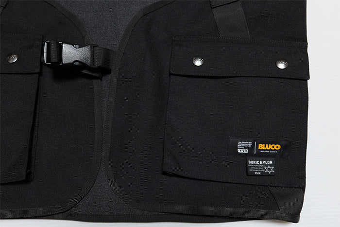 BLUCO WORK GARMENT Brick Nylon Utility Vest (161-35-016) for Bike and Outdoor Use