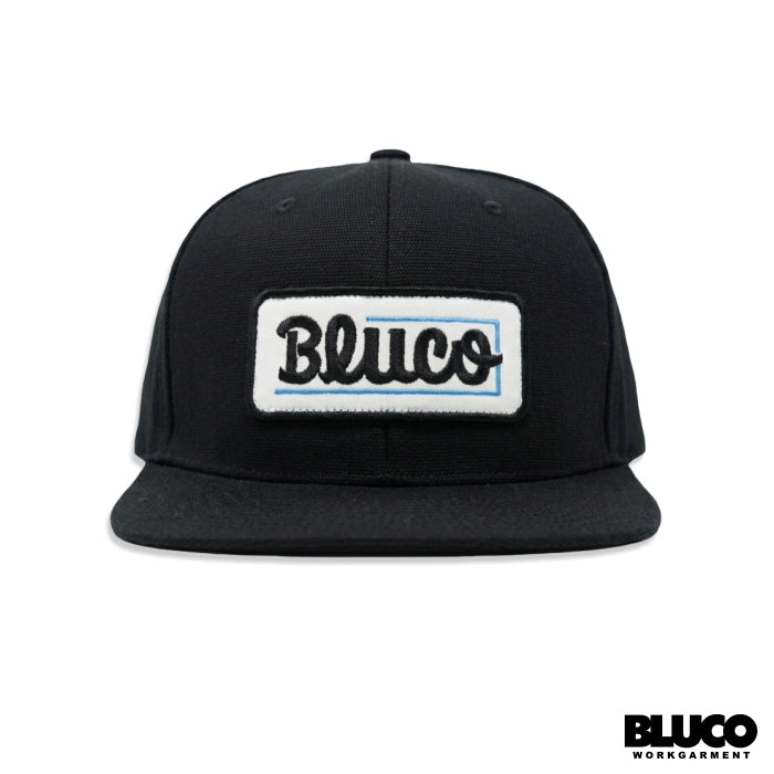 BLUCO ブルコ 6パネルキャンバスキャップ NOVEL ストレート BLUCO WORK GARMENT 161-61-044 ブラック