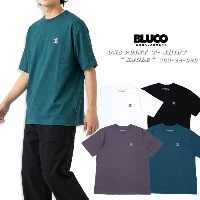BLUCO ブルコ Tシャツ EAGLE 半袖 メンズ イーグル BLUCO WORK GARMENT 163-22-026