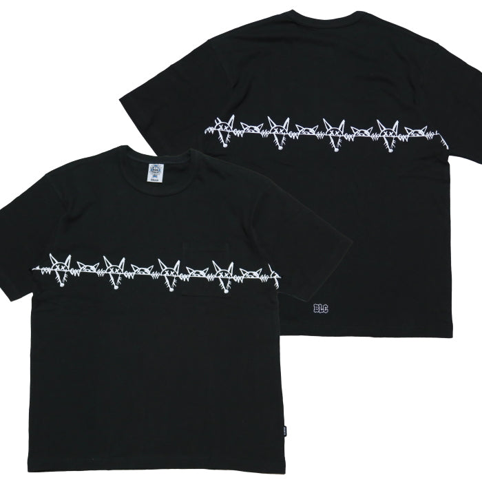 BLUCO×DOGTOWN BLUCO Pocket T-Shirt DOGTOWN Collaboration Rat&Pig Short Sleeve Men's BLUCO WORK GARMENT 163-22-031