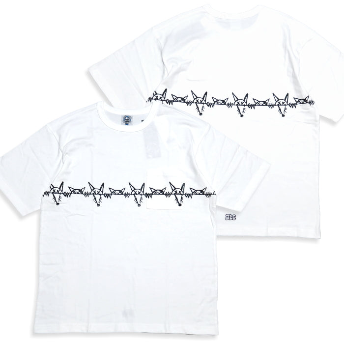 BLUCO×DOGTOWN BLUCO Pocket T-Shirt DOGTOWN Collaboration Rat&Pig Short Sleeve Men's BLUCO WORK GARMENT 163-22-031