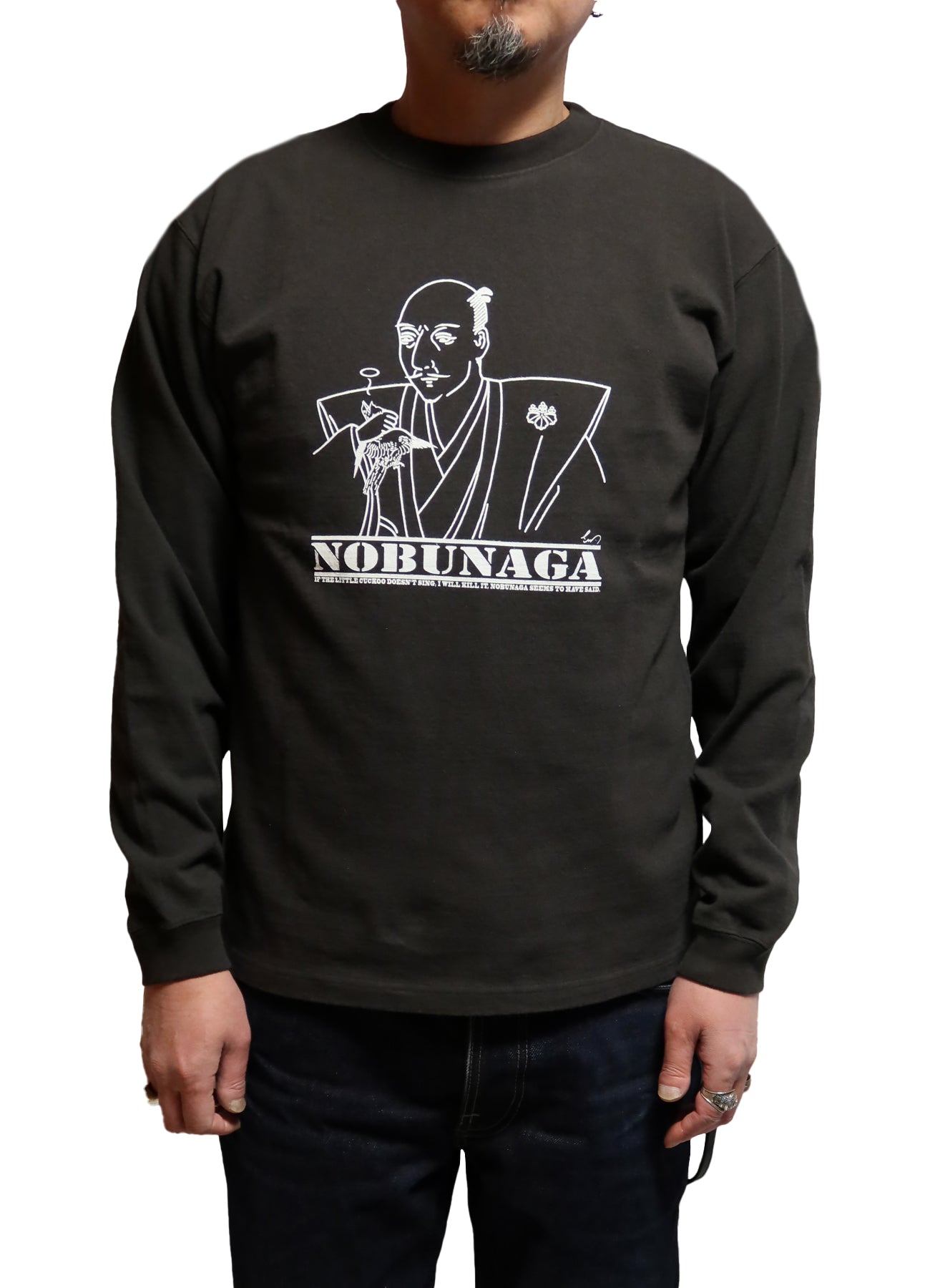 Pherrow's Long Sleeve T-Shirt Nobunaga NOBUNAGA Long T-Shirt 24S-PLT-N