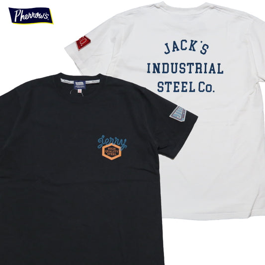 Pherrow's T-shirt JACK'S INDUSTRIAL STEEL Co. Men's Short Sleeve 24S-PT3