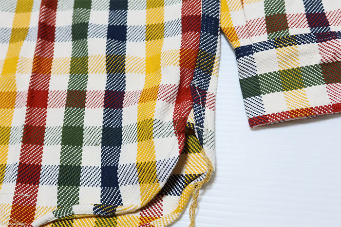 Pherrow's フェローズ ヘビーネルシャツ チェック ワークシャツ 長袖 24W-720WS-C マルチ モノトーン