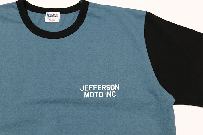 Pherrow's Fellows T-shirt JEFFERSON MOTO INC. Made in Japan Men's American Casual Short Sleeve 25S-PMT-TT1