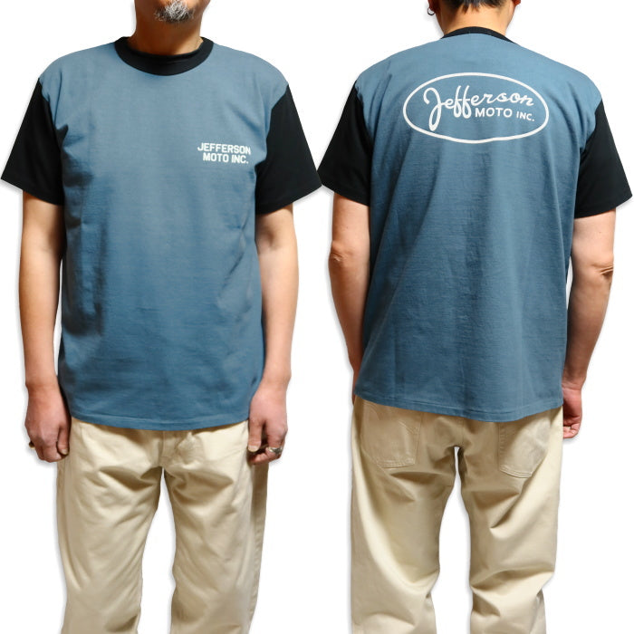 Pherrow's Fellows T-shirt JEFFERSON MOTO INC. Made in Japan Men's American Casual Short Sleeve 25S-PMT-TT1