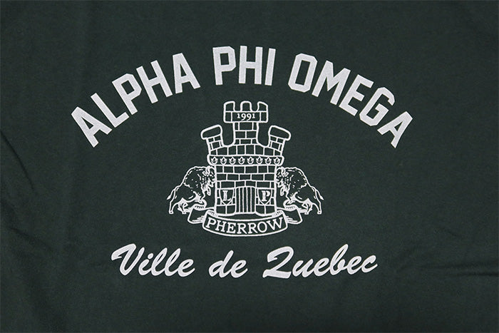 Pherrow's フェローズ Tシャツ ALPHA PHI OMEGA 半袖 カタログ未掲載モデル 25S-PT21 アメカジ