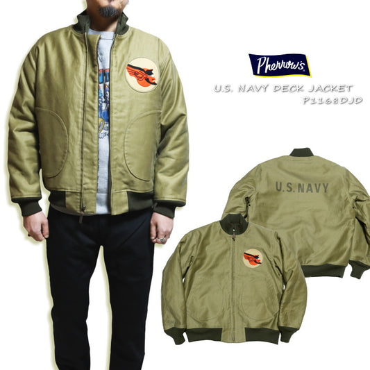 Pherrow's フェローズ デッキジャケット U.S.NAVY アルパカウール 最初期モデル ミリタリー 日本製 メンズ 25W-P1168DJD