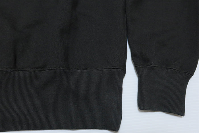 Pherrow's フェローズ ハーフジップアップスウェットシャツ DENVERLIONS 裏毛 25W-PHZS1 日本製 ブラック