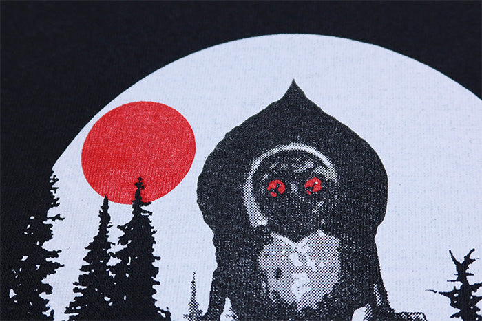 Pherrow's フェローズ ラグラン長袖Tシャツ FLATWOODS MONSTER 25W-PRLT2 フラットウッズモンスター 日本製