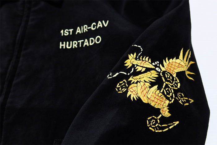 Pherrow's フェローズ スーベニアジャケット ベトジャン 別珍 25W-PVSJ1 コットン フライングスカル 刺繍