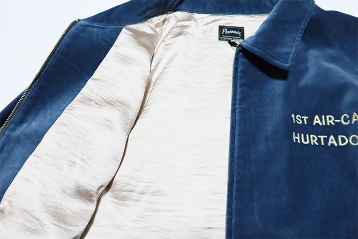 Pherrow's フェローズ スーベニアジャケット ベトジャン 別珍 25W-PVSJ1 コットン フライングスカル 刺繍