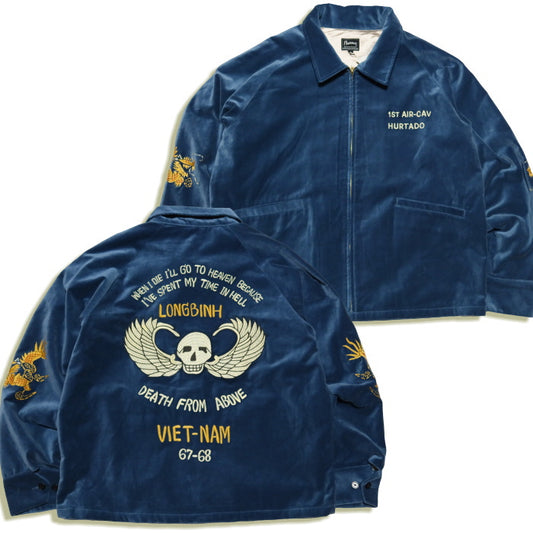 Pherrow's フェローズ スーベニアジャケット ベトジャン 別珍 25W-PVSJ1 コットン フライングスカル 刺繍