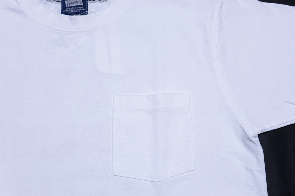 Pherrow's フェローズ ポケットTシャツ NAVY DRINKING TEAM メンズ アメカジ 半袖 26S-PPT2