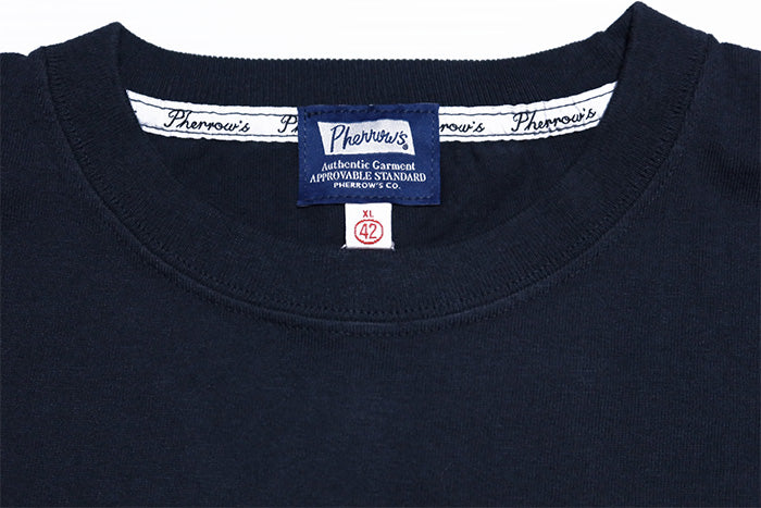 Pherrow's フェローズ Tシャツ フロッキープリント HERCULES ヘラクレス 半袖 26S-PT12