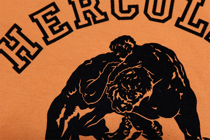 Pherrow's フェローズ Tシャツ フロッキープリント HERCULES ヘラクレス 半袖 26S-PT12