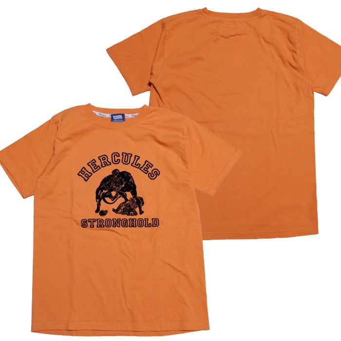 Pherrow's フェローズ Tシャツ フロッキープリント HERCULES ヘラクレス 半袖 26S-PT12