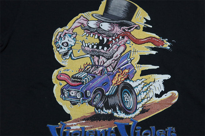 Pherrow's フェローズ Tシャツ Violent Violet Volante メンズ HOT ROD 半袖 26S-PT8