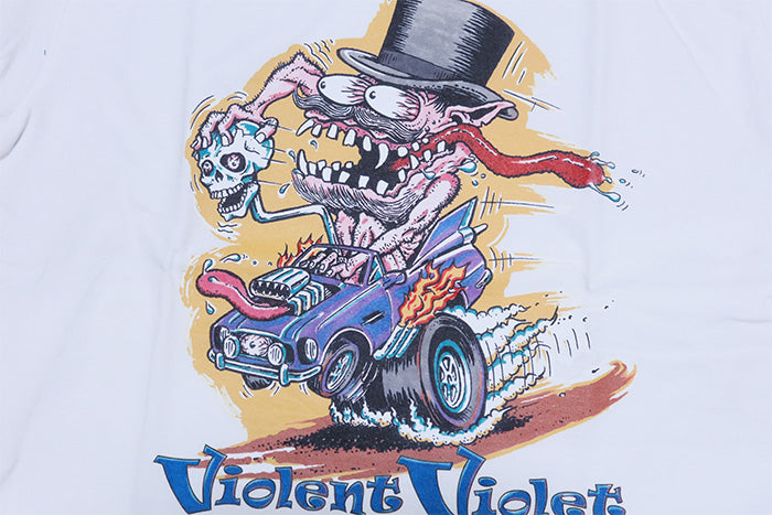 Pherrow's フェローズ Tシャツ Violent Violet Volante メンズ HOT ROD 半袖 26S-PT8