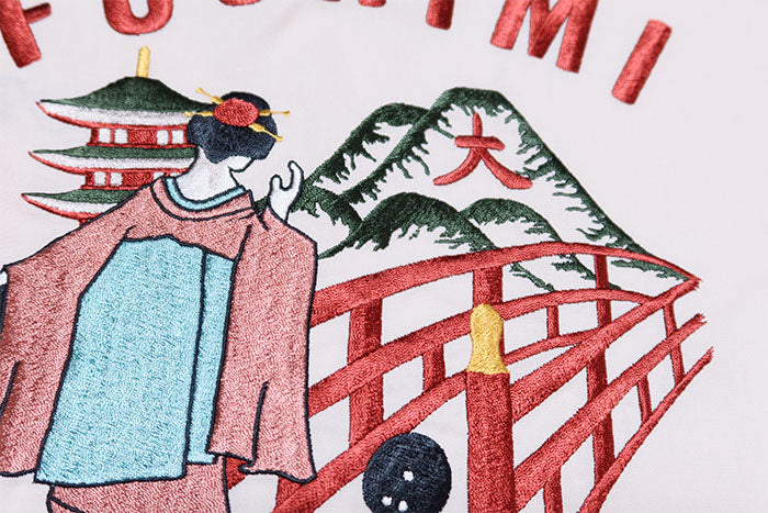 Pherrow's フェローズ ボウリングシャツ 日本製 半袖 ナチュラル 刺繍 京都 26S-PTBS1