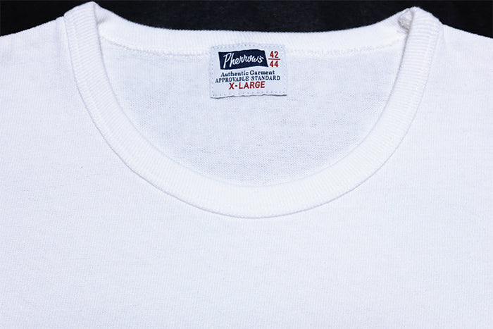 Pherrow's フェローズ Tシャツ I'M WEEKEND WORKER 半袖 日本製 メンズ 26S-PTP2 ホワイト