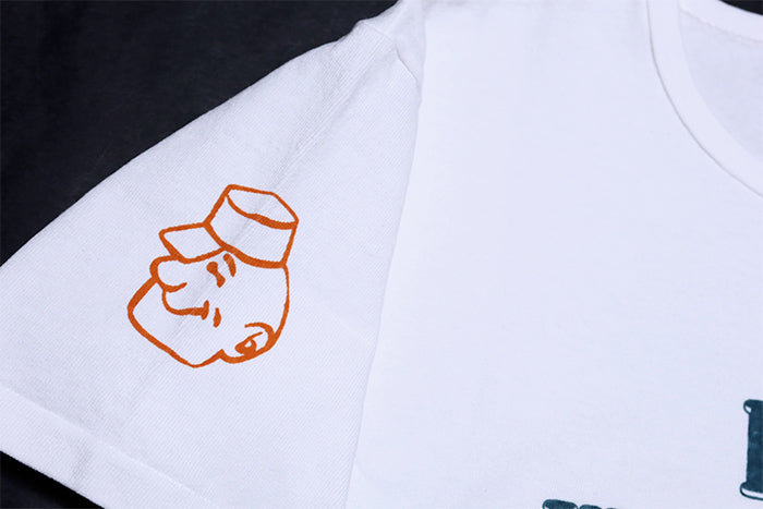Pherrow's フェローズ Tシャツ I'M WEEKEND WORKER 半袖 日本製 メンズ 26S-PTP2 ホワイト
